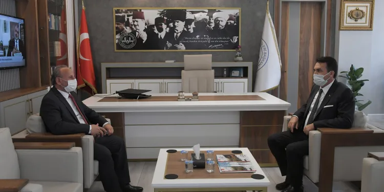 Başkan Dündar’dan ilçe müftüsüne ziyaret