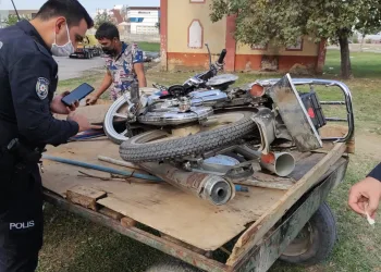 Çaldığı motosikleti at arabasıyla götürdü, ‘satın aldım’ dedi