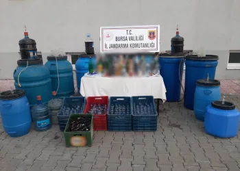 Bursa’da sahte içki operasyonu