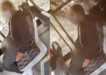 Belediye otobüsünde iğrenç olay!