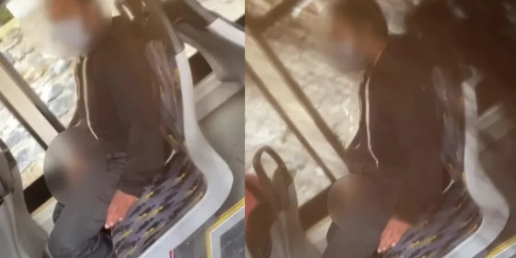 Belediye otobüsünde iğrenç olay!
