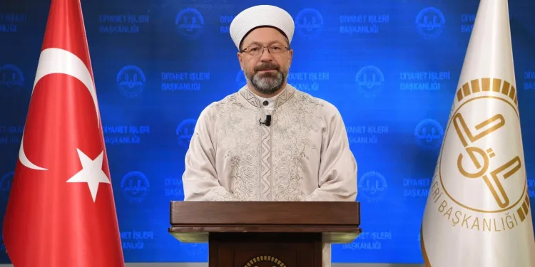 Ali Erbaş: İnsanlık sınavını kaybetmiştir