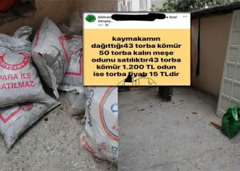 Bursa’da yardımla aldığı kömürleri satışa çıkardı