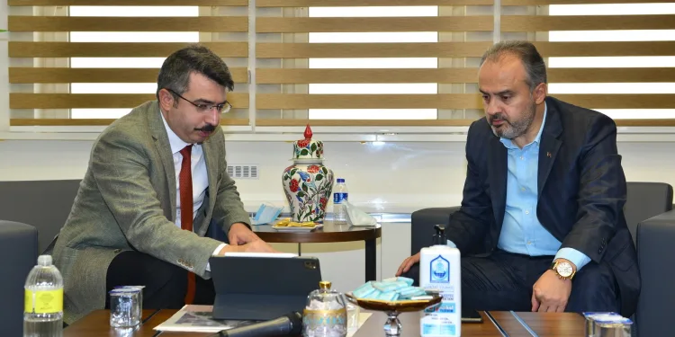 Başkan Aktaş ve Yılmaz biraraya geldi