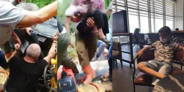 Trabzon’da ağaç devrildi facia yaşandı!