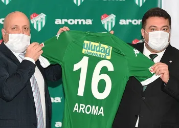 Bursaspor’un tozluk sponsoru Aroma oldu