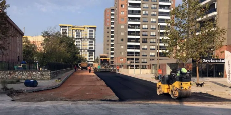 Osmangazi’de bozulan yollara makyaj