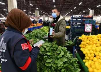 Mustafakemalpaşa’da pazar esnafına HES kodu denetimi