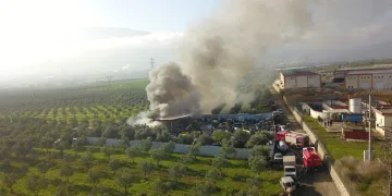 Bursa’da hurda tesisinde korkutan yangın