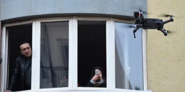 Manisa’da drone destekli Kovid-19 tedbirleri denetimi