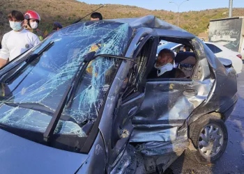 Bursa’da cenazeden dönerken kaza yaptılar
