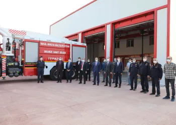 İnegöl yeni itfaiye binası hizmete başladı