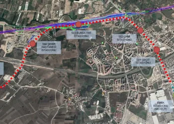 Bursa Şehir Hastanesi metro hattı için sahaya inildi