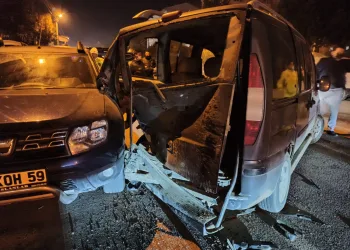 Bursa’da kazanın artından tartışan sürücüleri polis ayırdı