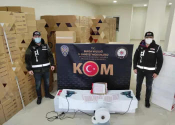 Bursa’da kaçak sigara operasyonu