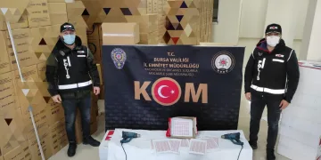 Bursa’da kaçak sigara operasyonu