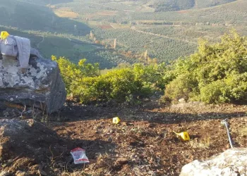 Bursa İznik’te kaçak kazıya suçüstü