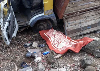 Adıyaman’da kamyon devrildi: Sürücü öldü, kardeşi yaralı