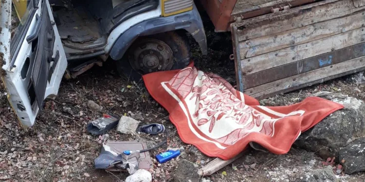 Adıyaman’da kamyon devrildi: Sürücü öldü, kardeşi yaralı