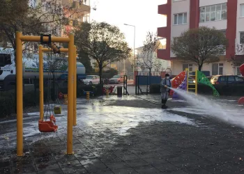 İnegöl Belediyesi koronavirüsle mücadelesini sürdürüyor
