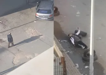 Oğlunu pompalıyla vurup yanında bekledi