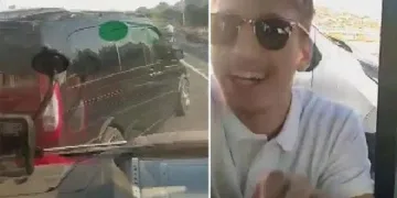 Trafikte dehşet saçan çakarlı magandaya büyük şok!