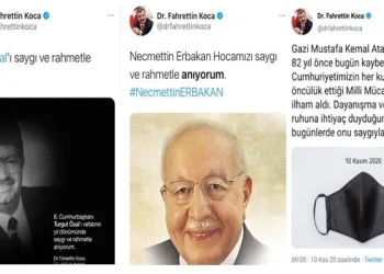 Koca’nın Atatürk paylaşımı tepkilere neden oldu