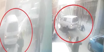 Telefonla konuşurken bir anda neye uğradığını şaşırdı