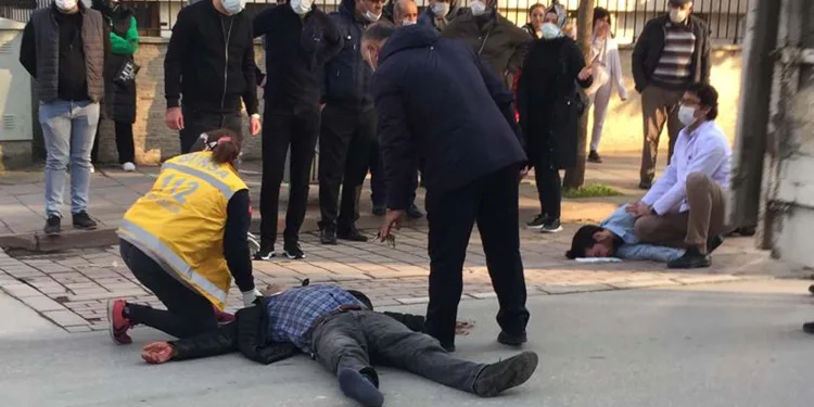 Bursa’da motosiklet ve bisiklet kafa kafaya çarpıştı