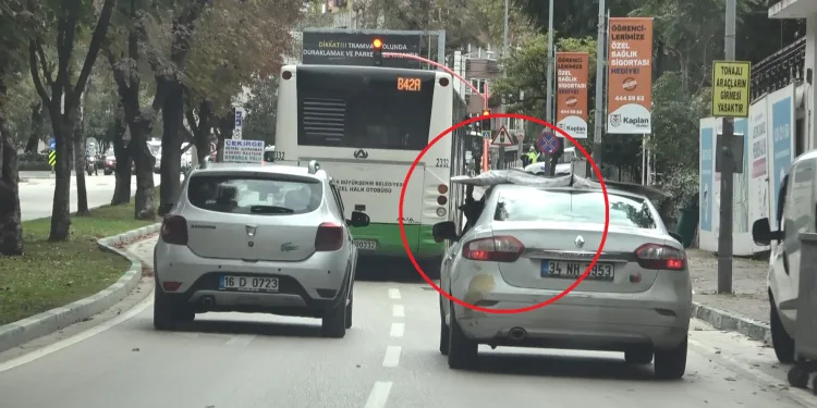 Bursa’da tehlikeli yolculuklara bir yenisi eklendi