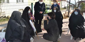 CHP’li kadınlardan Kirazlıyayla’ya dayanışma ziyareti