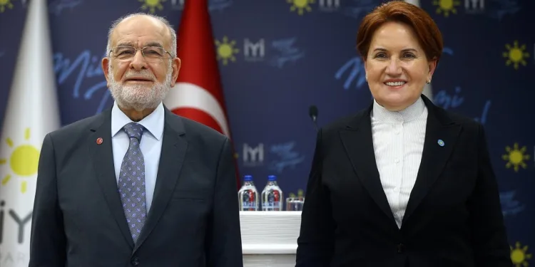 Saadet Partisi Genel Başkanı Karamollaoğlu’ndan Akşener’e ziyaret