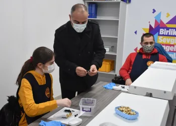 Gemlik’te engelsiz montaj atölyesi faaliyete başladı