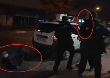 Kısıtlamayı ihlal etti, muhabirin burnunu kırdı