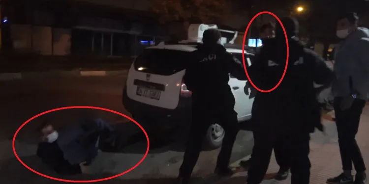 Kısıtlamayı ihlal etti, muhabirin burnunu kırdı
