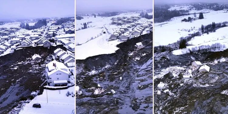 Norveç’te heyelan! 10 kişiden haber alınamıyor