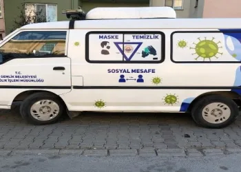 Korona savaşçıları Gemlik sokaklarında