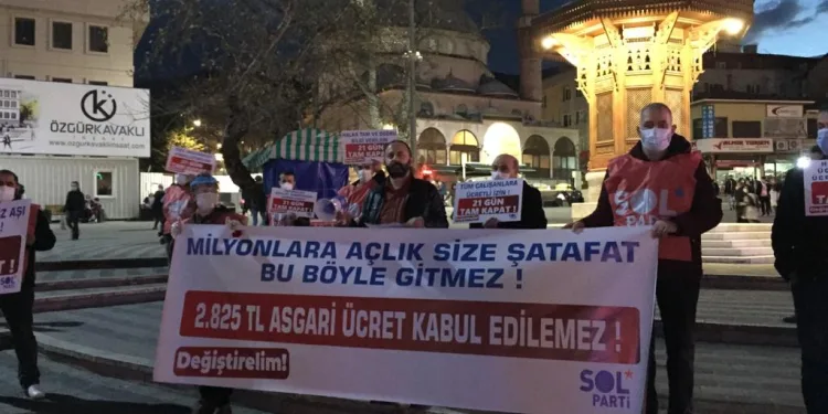 Sol Parti’den Bursa’da eylem