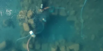 2 bin yıllık bazilika su altı kamerasıyla görüntülendi