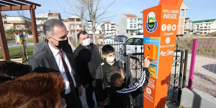 Bursa İnegöl’de akıllı park uygulaması başladı