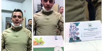 Sınırdaki kahramanlardan Osmangazi’ye selam