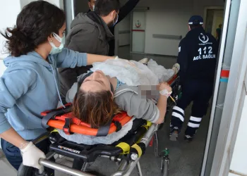 Tüfeğini temizlerken eşini vurdu, kaçtı