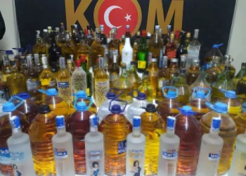 Bursa’da 420 litre sahte içki ele geçirildi