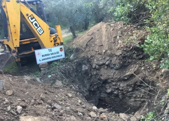 Bursa’da bu sefer iş makinesiyle suçüstü