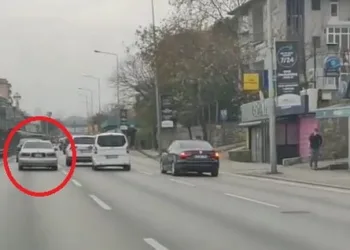 Bursa’nın en işlek caddesinde trafik terörü