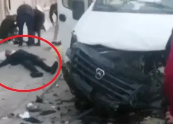 Canlı yayında karıştıkları kazayı görüntülediler