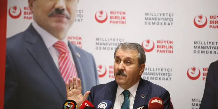 BBP Başkanı Destici: Avrupa, Türkiye’ye her zaman çifte standart uyguladı