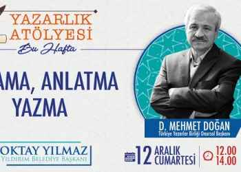 Yazarlık Atölyesi’ne Mehmet Doğan konuk oldu