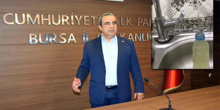 “Bursa’da musluklardan kuyu suyu akıyor”