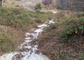Kirazlıyayla’da dere yatağına beton döken işletmeye ceza yağdı